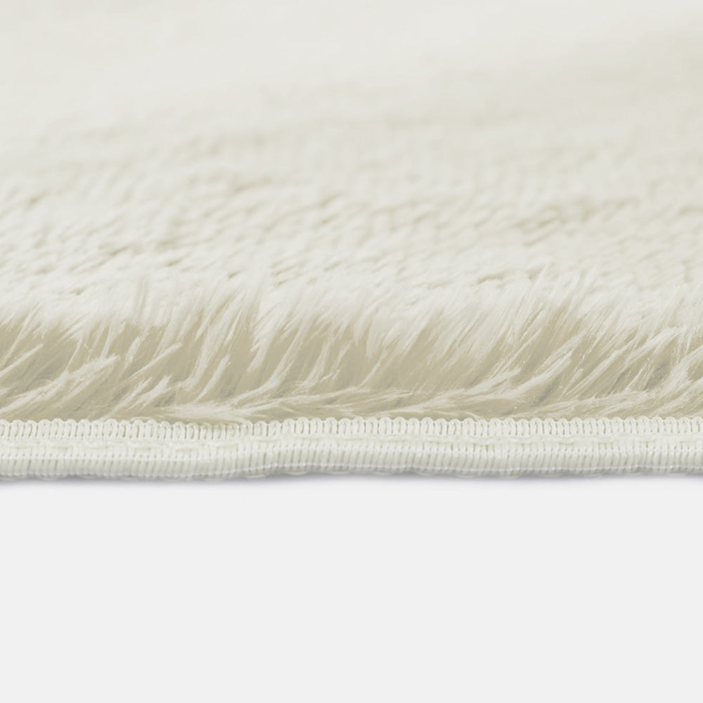 Designer Soft Shag Shaggy Floor Confetti Rug Carpet Home Decor 80x120cm Cream Fast shipping On sale