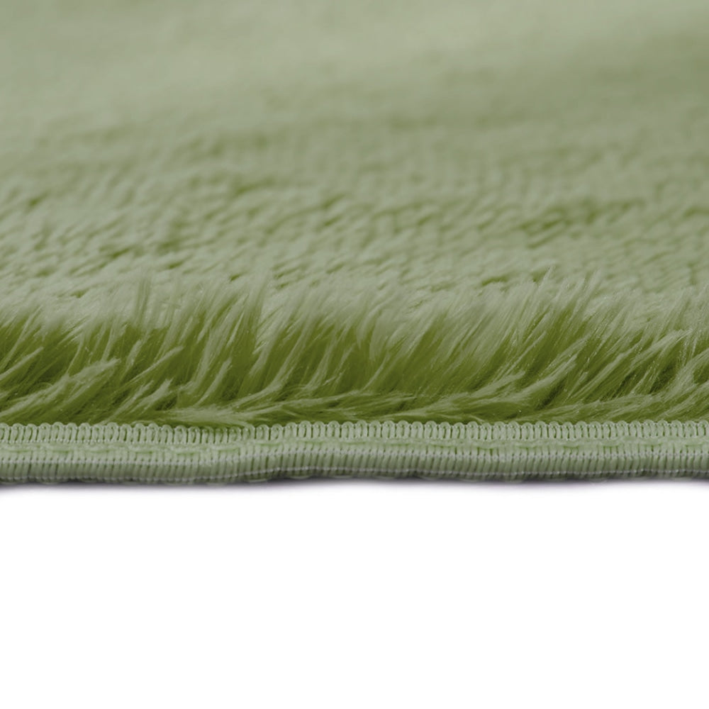 Designer Soft Shag Shaggy Floor Confetti Rug Carpet Home Decor 80x120cm Green Fast shipping On sale