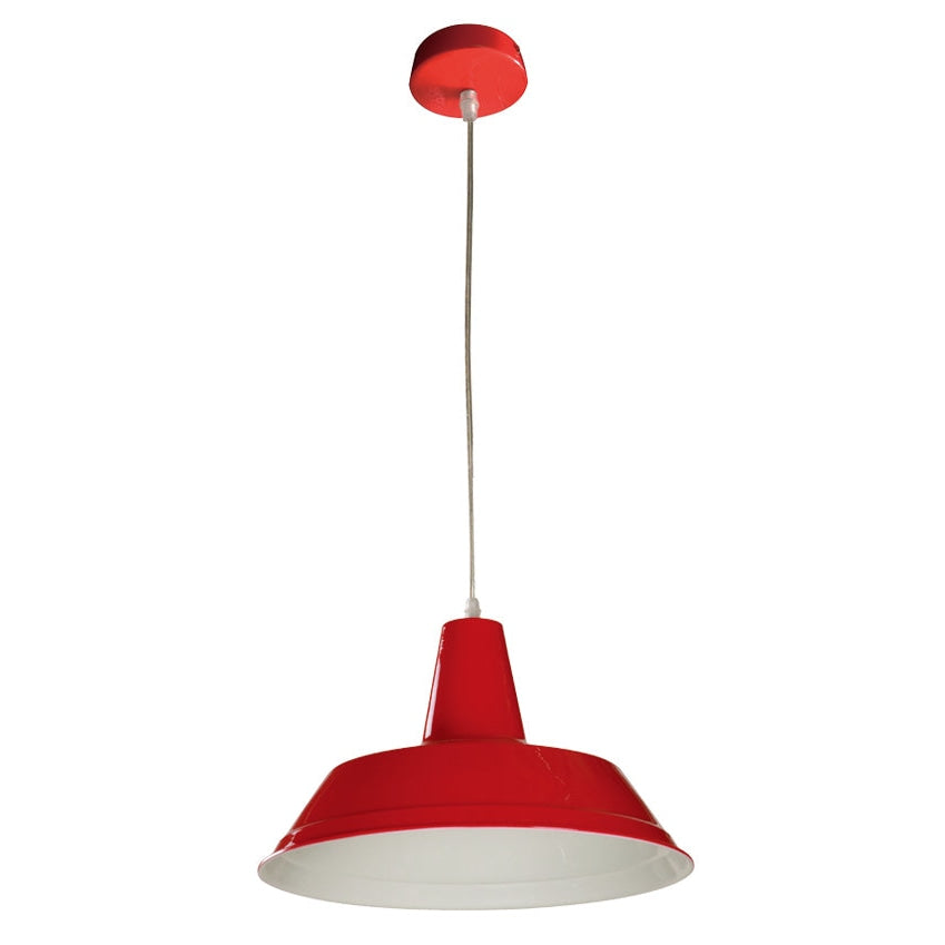 DIVO Pendant Lamp Light Interior ES Red Angled Dome OD355mm Fast shipping On sale
