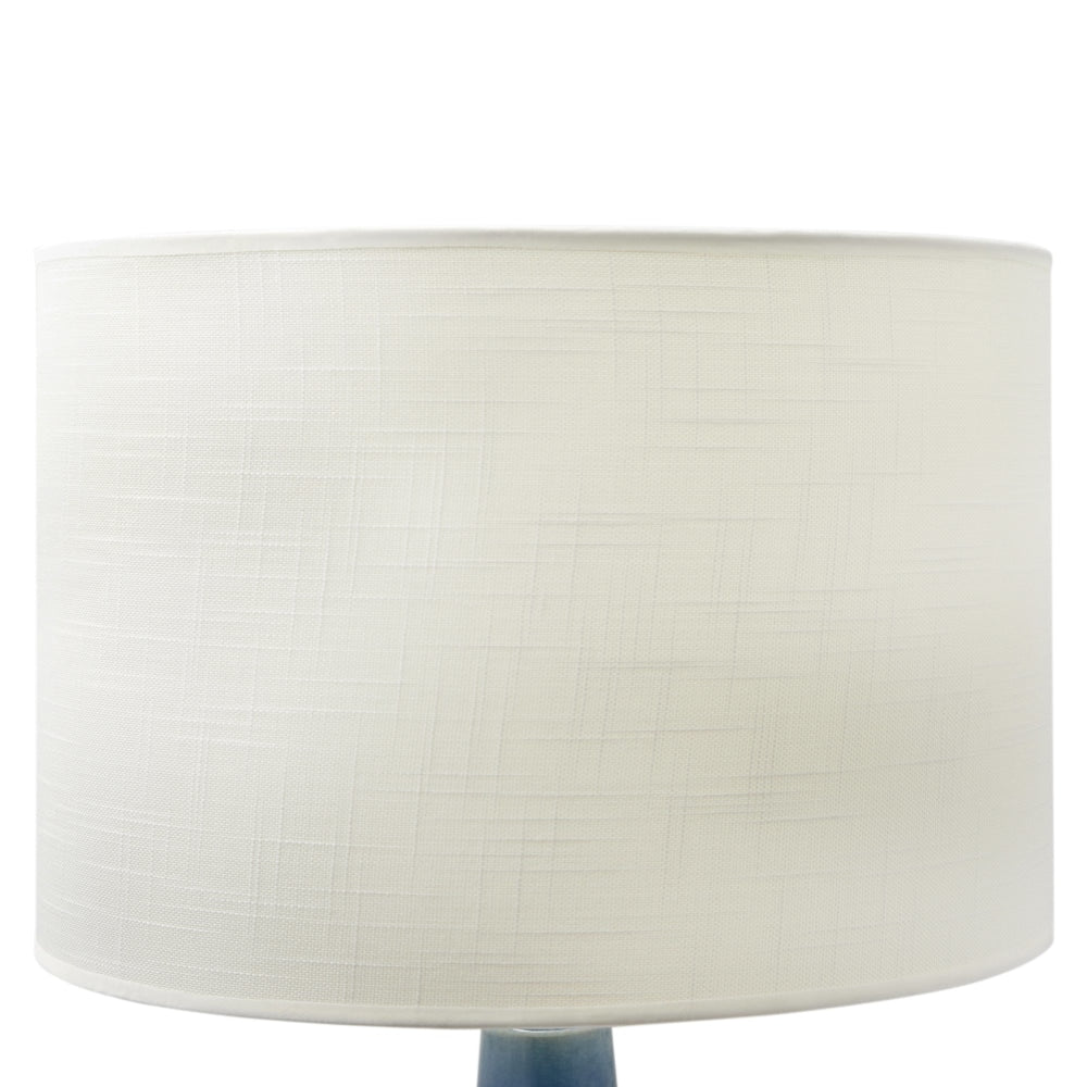 Docel Ceramic Base Table Desk Lamp - Blue / White Fast shipping On sale