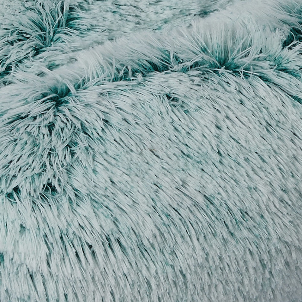 Dog Calming Bed Warm Soft Plush Comfy Sleeping Kennel Cave Memory Foam Teal L Cares Fast shipping On sale