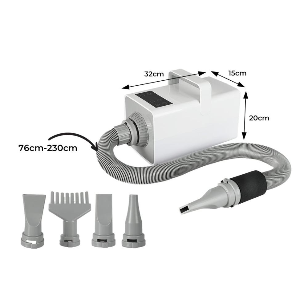Dog Cat Pet Hair Dryer Grooming Blow Speed Hairdryer Blower Heater Blaster White Supplies Fast shipping On sale