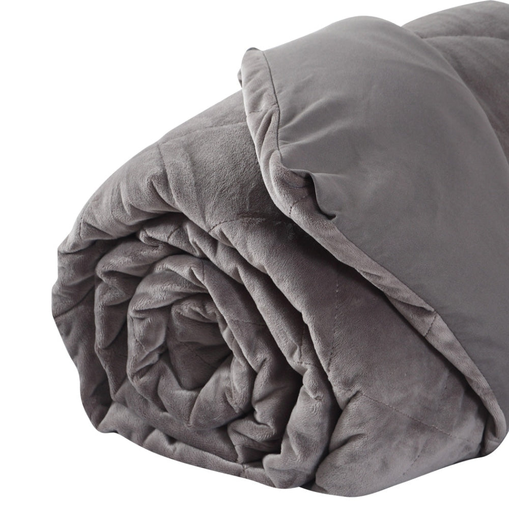 DreamZ 2KG Kids Anti Anxiety Weighted Blanket Gravity Blankets Grey Colour Fast shipping On sale