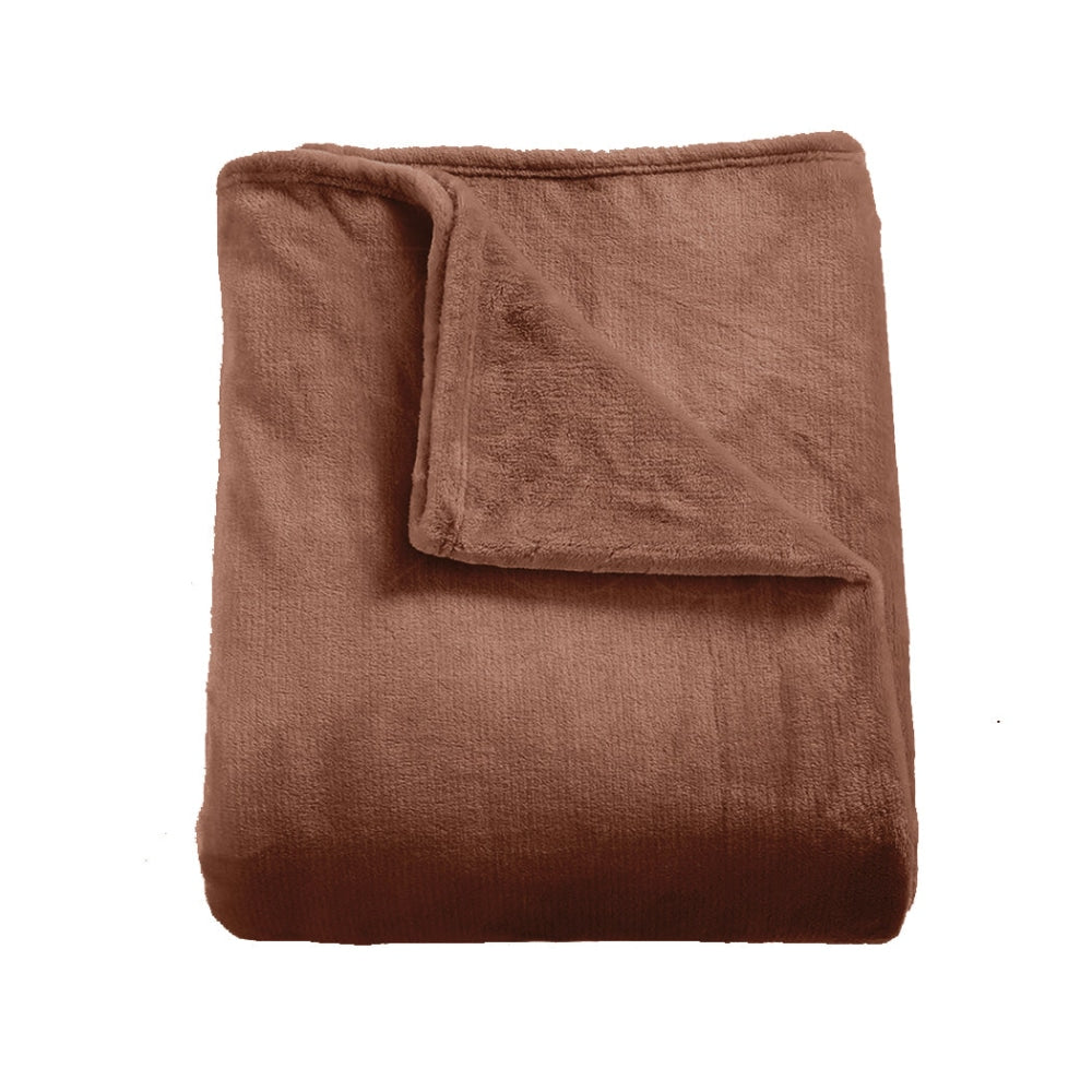 DreamZ 320GSM 220x160cm Ultra Soft Mink Blanket Warm Throw in Colour Fast shipping On sale