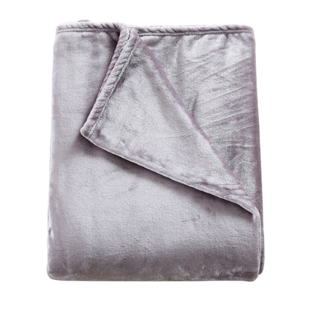 DreamZ 320GSM 220x160cm Ultra Soft Mink Blanket Warm Throw in Silver Colour Fast shipping On sale