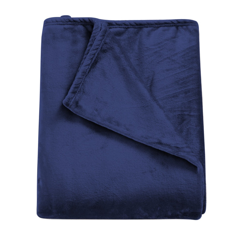 DreamZ 320GSM 220x160cm Ultra Soft Mink Blanket Warm Throw in Teal Colour Fast shipping On sale