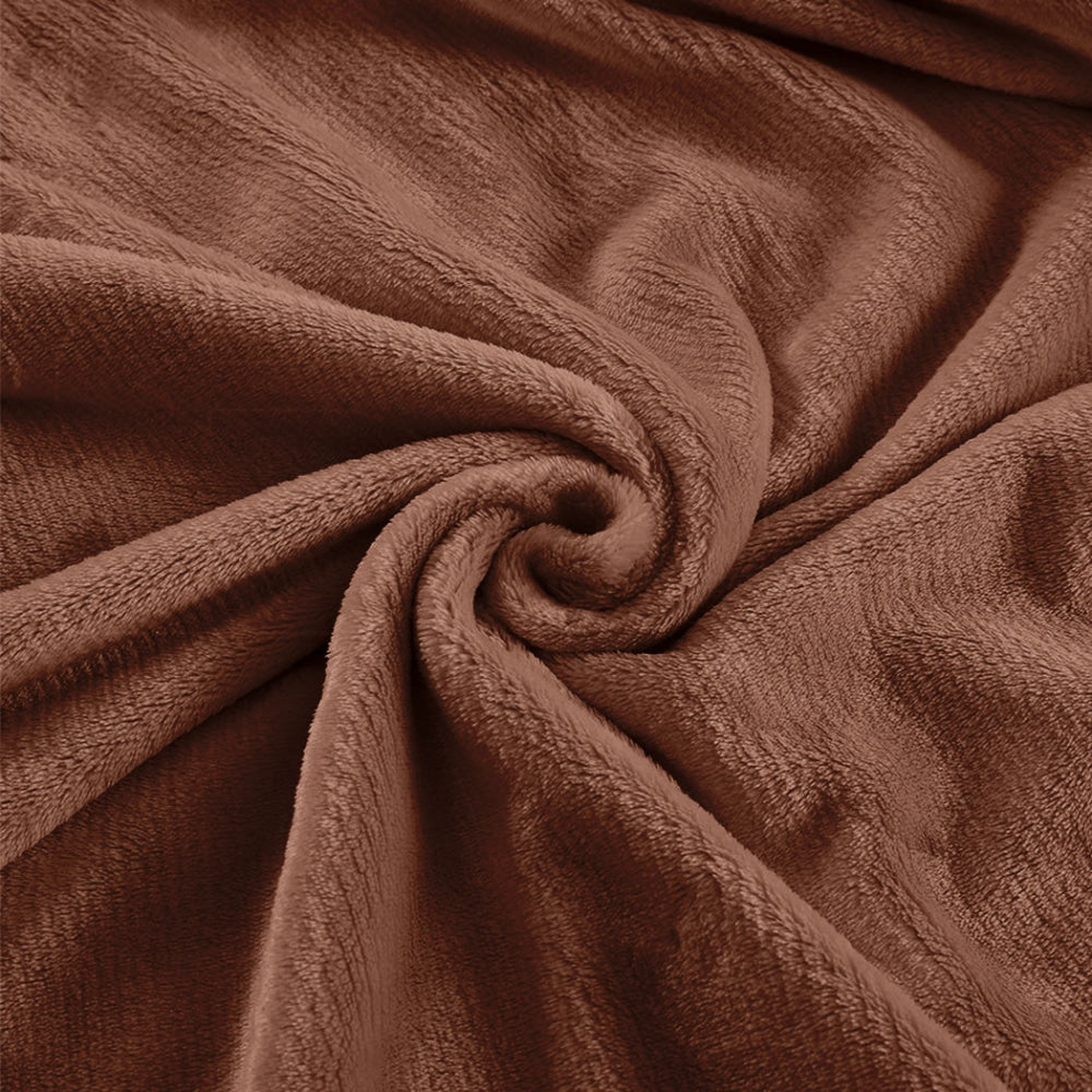 DreamZ 320GSM 220x240cm Ultra Soft Mink Blanket Warm Throw in Colour Fast shipping On sale