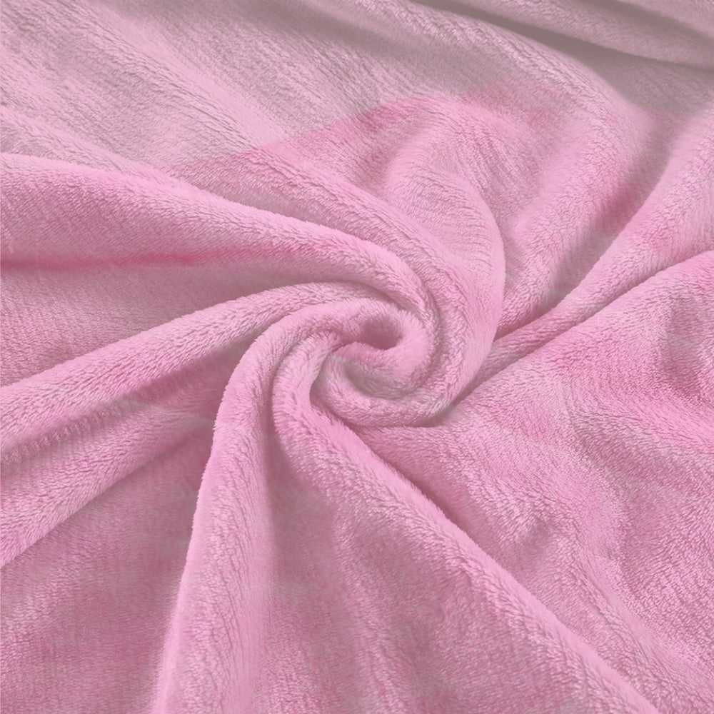 DreamZ 320GSM 220x240cm Ultra Soft Mink Blanket Warm Throw in Pink Colour Fast shipping On sale