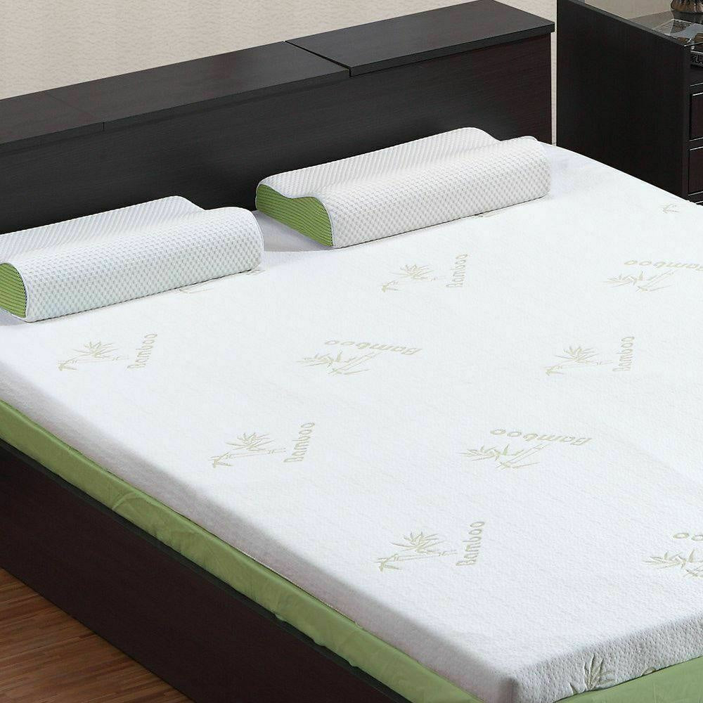 DreamZ 5cm Thickness Cool Gel Memory Foam Mattress Topper Bamboo Fabric Double Fast shipping On sale