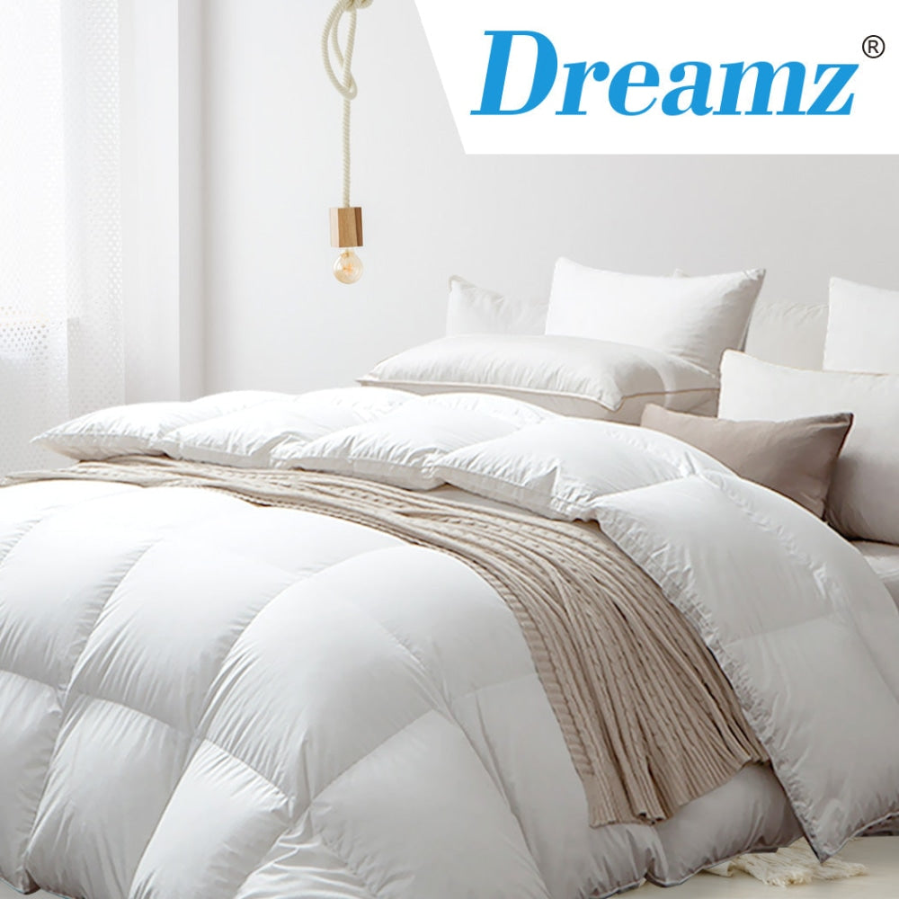 DreamZ 700GSM All Season Goose Down Feather Filling Duvet in Double Size Quilt Fast shipping On sale