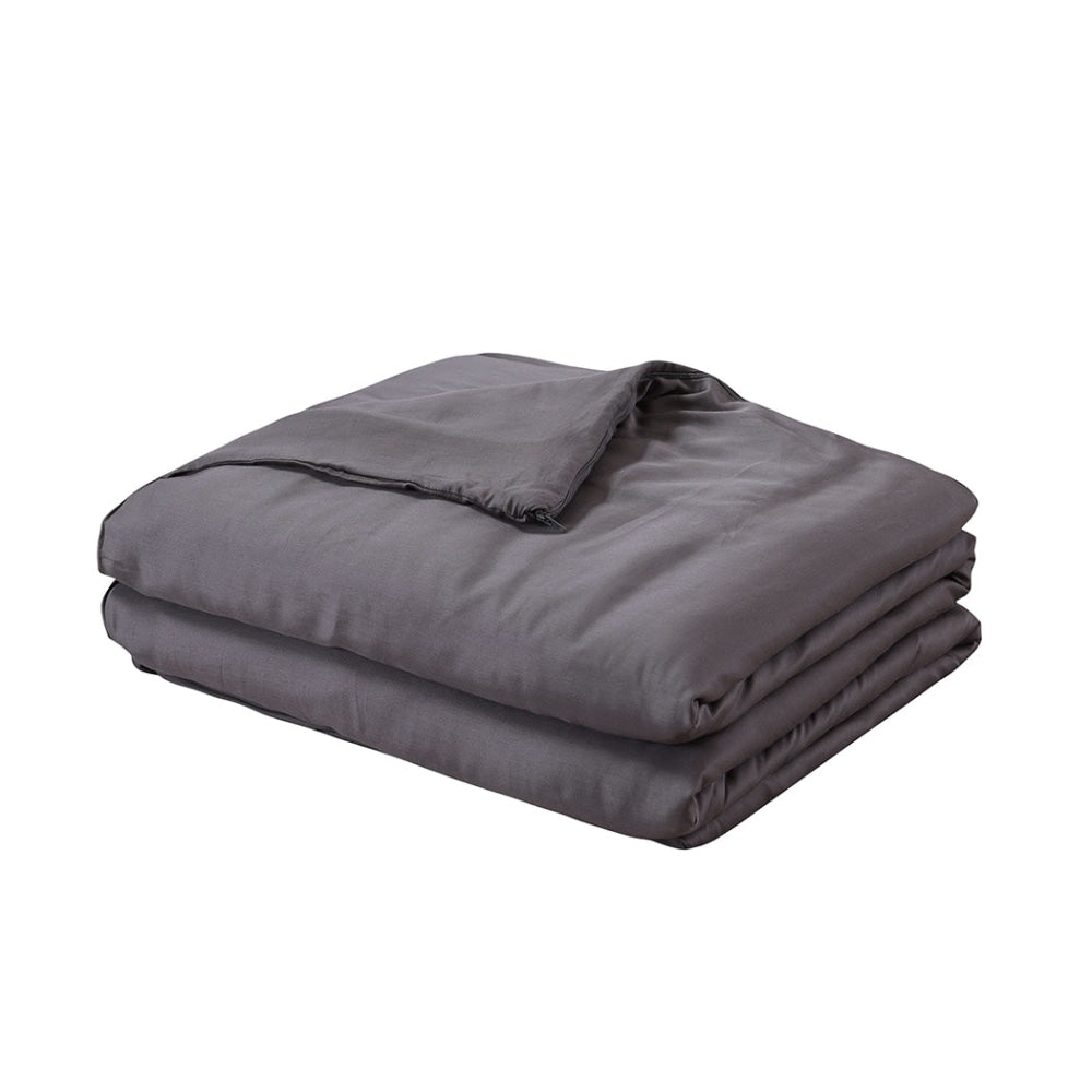 DreamZ 9KG Weighted Blanket Promote Deep Sleep Anti Anxiety Single Dark Grey Fast shipping On sale