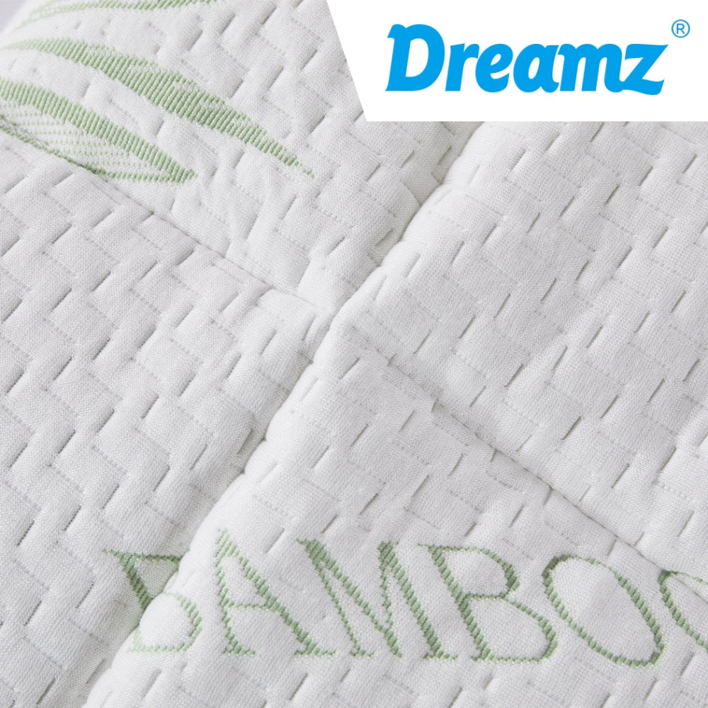 Dreamz Bamboo Pillowtop Mattress Topper Protector Waterproof Cool Cover Double Fast shipping On sale