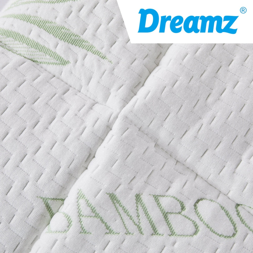 Dreamz Bamboo Pillowtop Mattress Topper Protector Waterproof Cool Cover Queen Fast shipping On sale