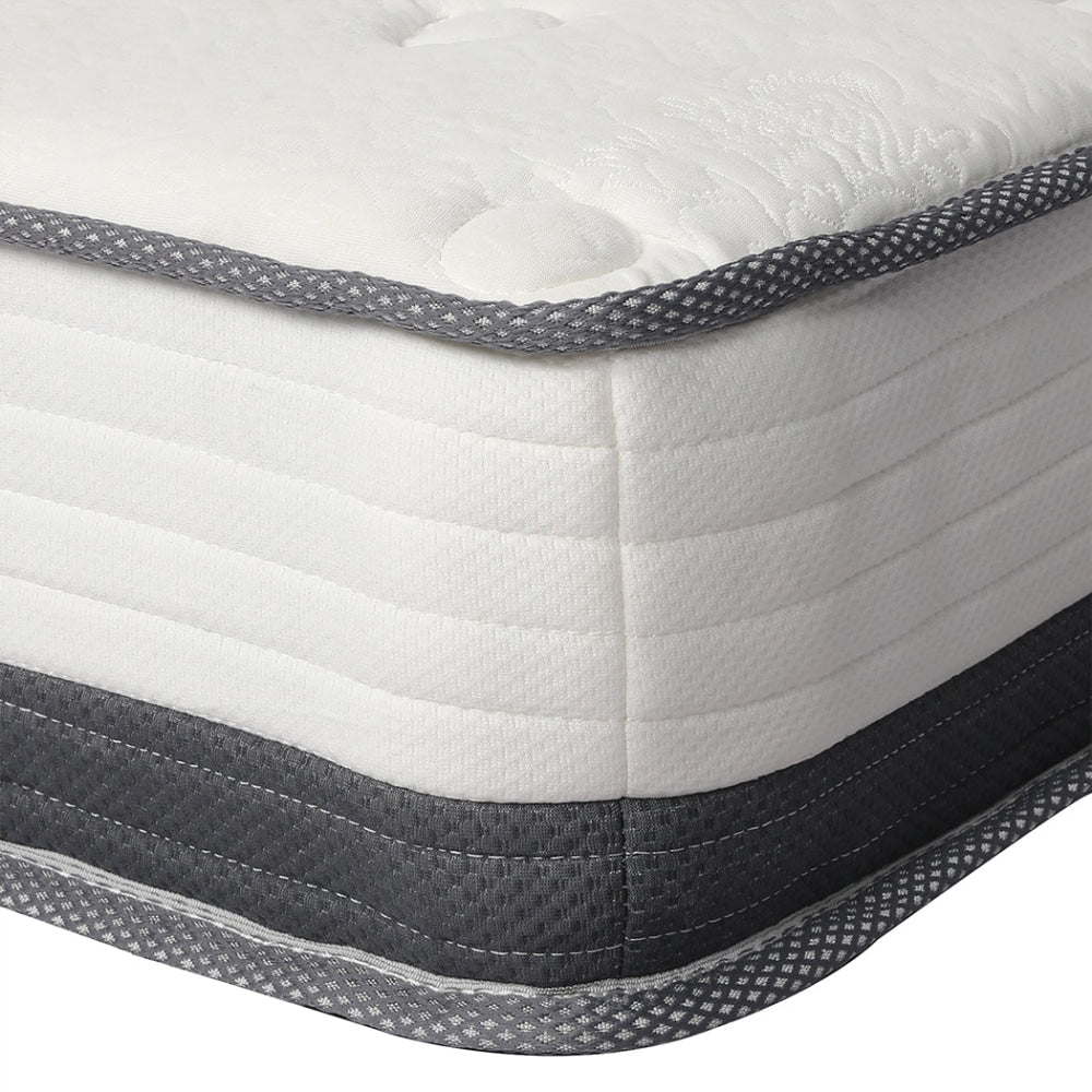 Dreamz Bedding Mattress Spring King Single Premium Bed Top Foam Medium Soft 21CM Fast shipping On sale