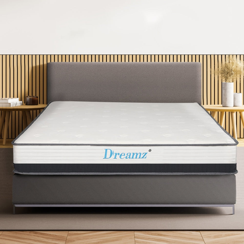 Dreamz Bedding Mattress Spring Single Size Premium Bed Top Foam Medium Soft 21CM Fast shipping On sale