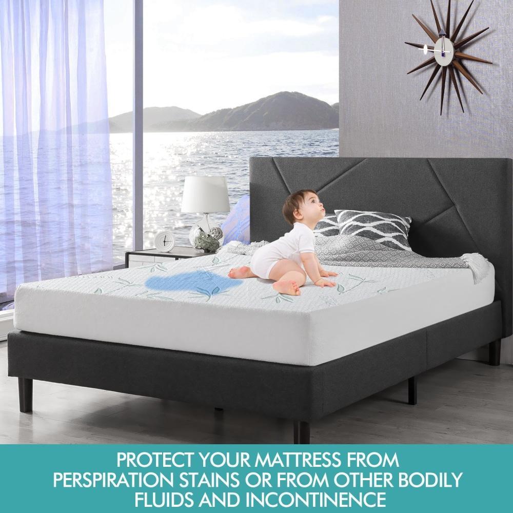 DreamZ Fitted Waterproof Bed Mattress Protectors Covers Queen Protector Fast shipping On sale