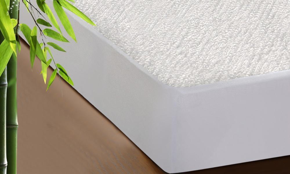 DreamZ Fitted Waterproof Mattress Protector with Bamboo Fibre Cover Double Size Fast shipping On sale
