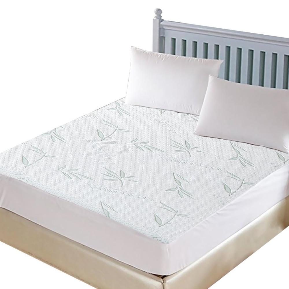 DreamZ Fully Fitted Waterproof Breathable Bamboo Mattress Protector Double Size Fast shipping On sale