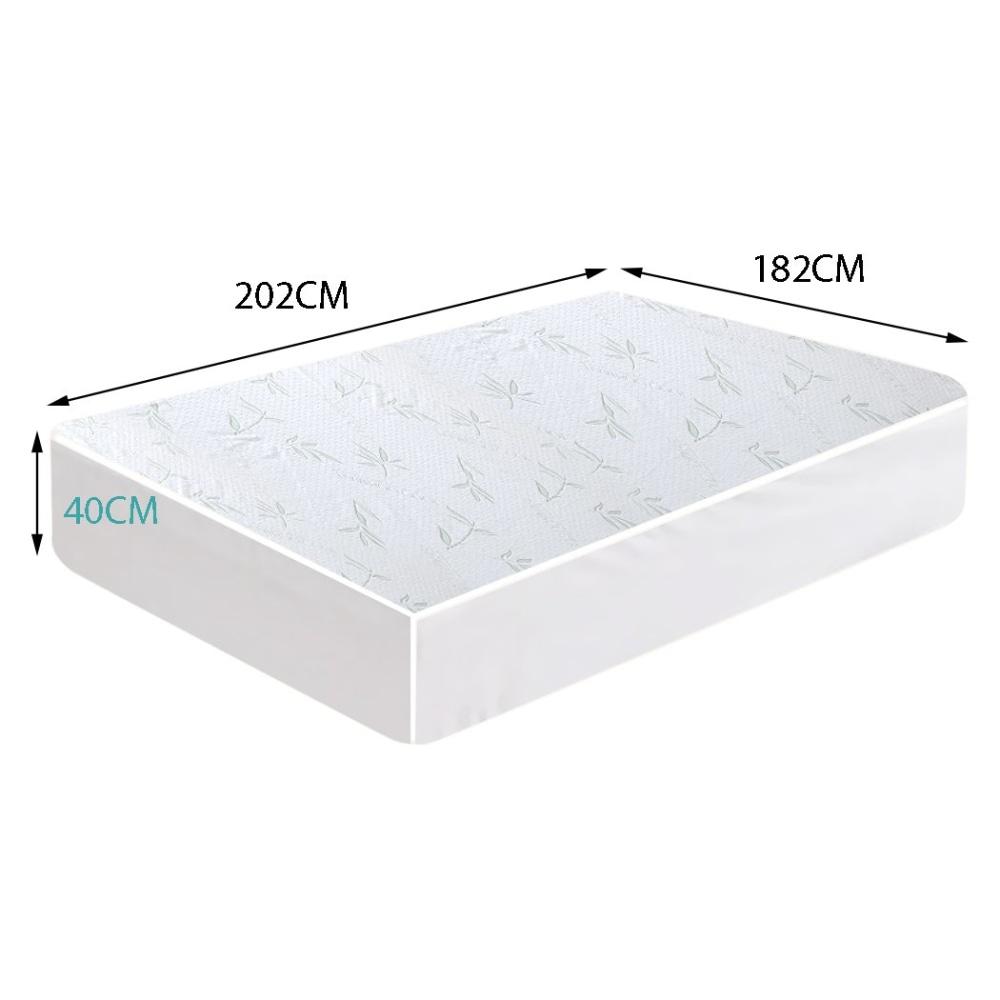 DreamZ Fully Fitted Waterproof Breathable Bamboo Mattress Protector King Size Fast shipping On sale