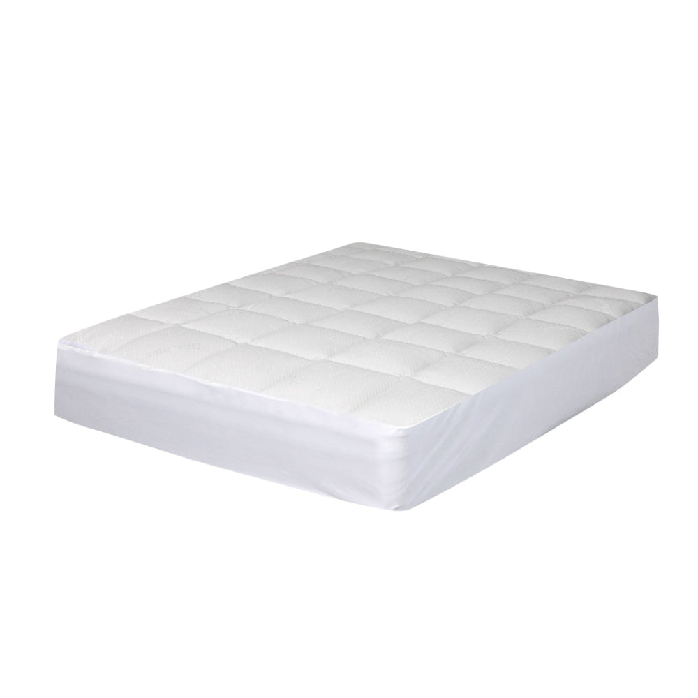 Dreamz Mattress Protector Luxury Topper Bamboo Quilted Underlay Pad Queen Fast shipping On sale