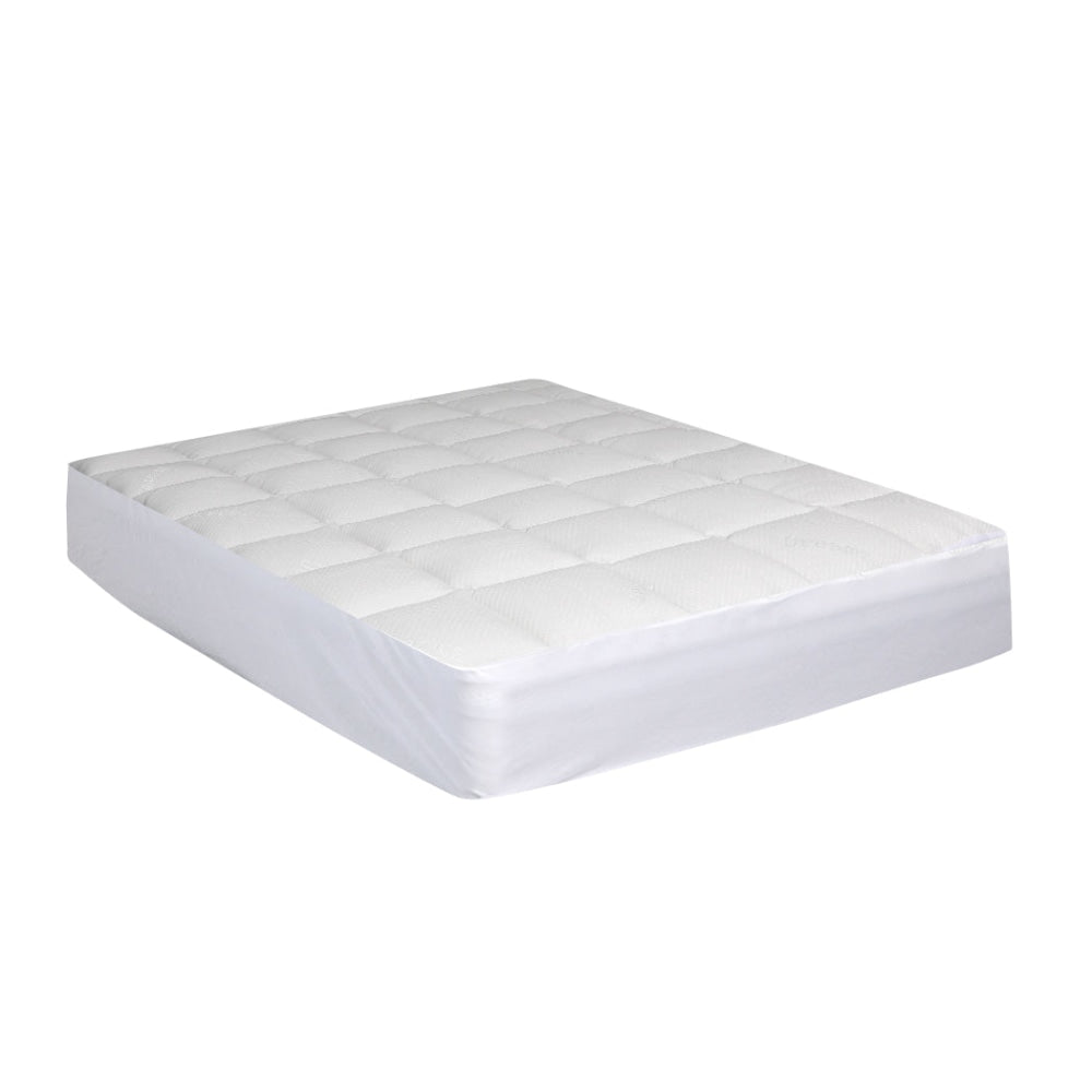 Dreamz Mattress Protector Luxury Topper Bamboo Quilted Underlay Pad Queen Fast shipping On sale