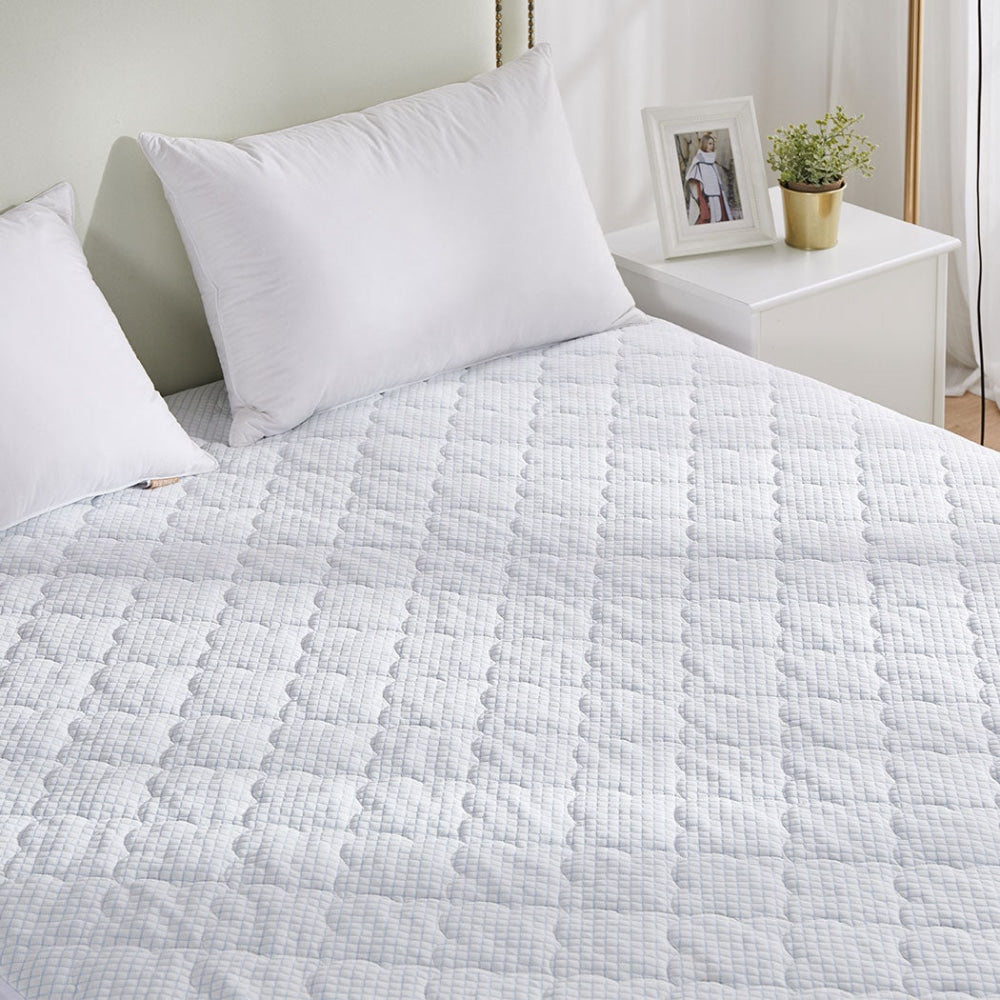 Dreamz Mattress Protector Topper Cool Fabric Pillowtop Waterproof Cover Single Fast shipping On sale