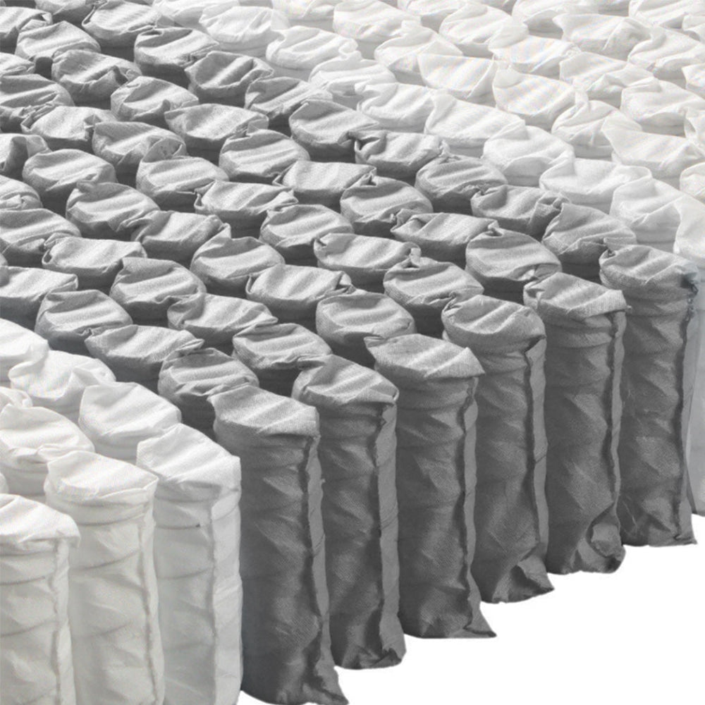 Dreamz Mattress Spring Foam Medium Firm All Size 22CM Double Dark Grey Fast shipping On sale
