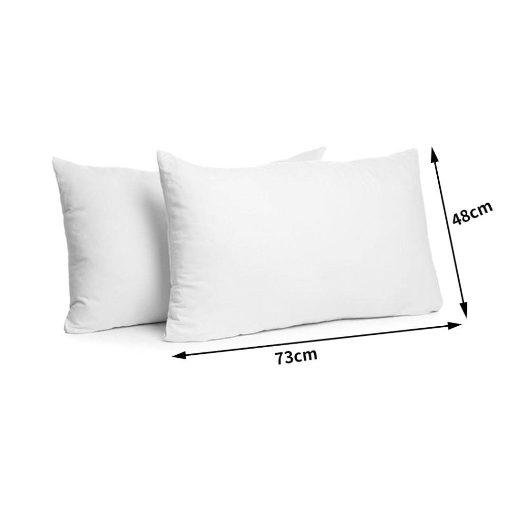 Dreamz Pillows Inserts Cushion Soft Body Support Contour Luxury Goose Feather Pillow Fast shipping On sale