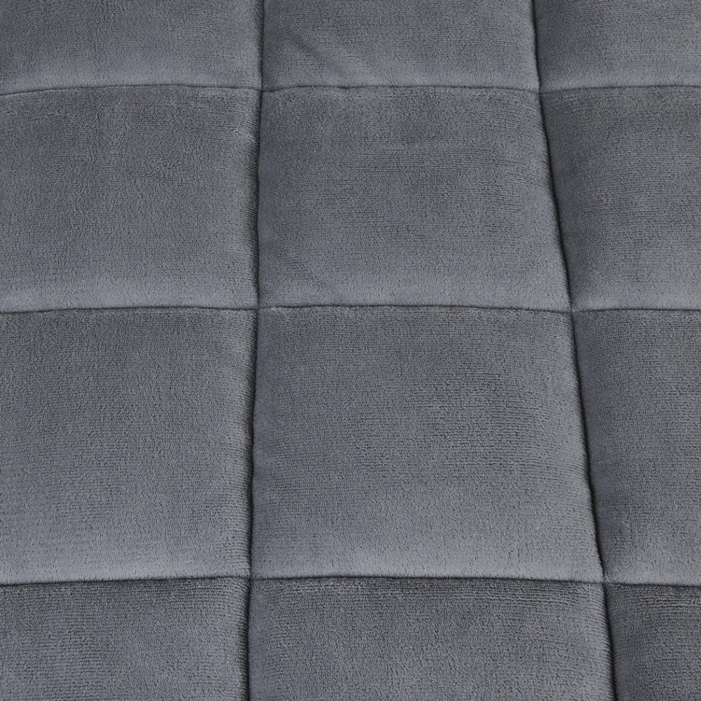 DreamZ Quilt Doona Comforter Blanket Velvet Winter Warm Queen Bedding Grey Fast shipping On sale