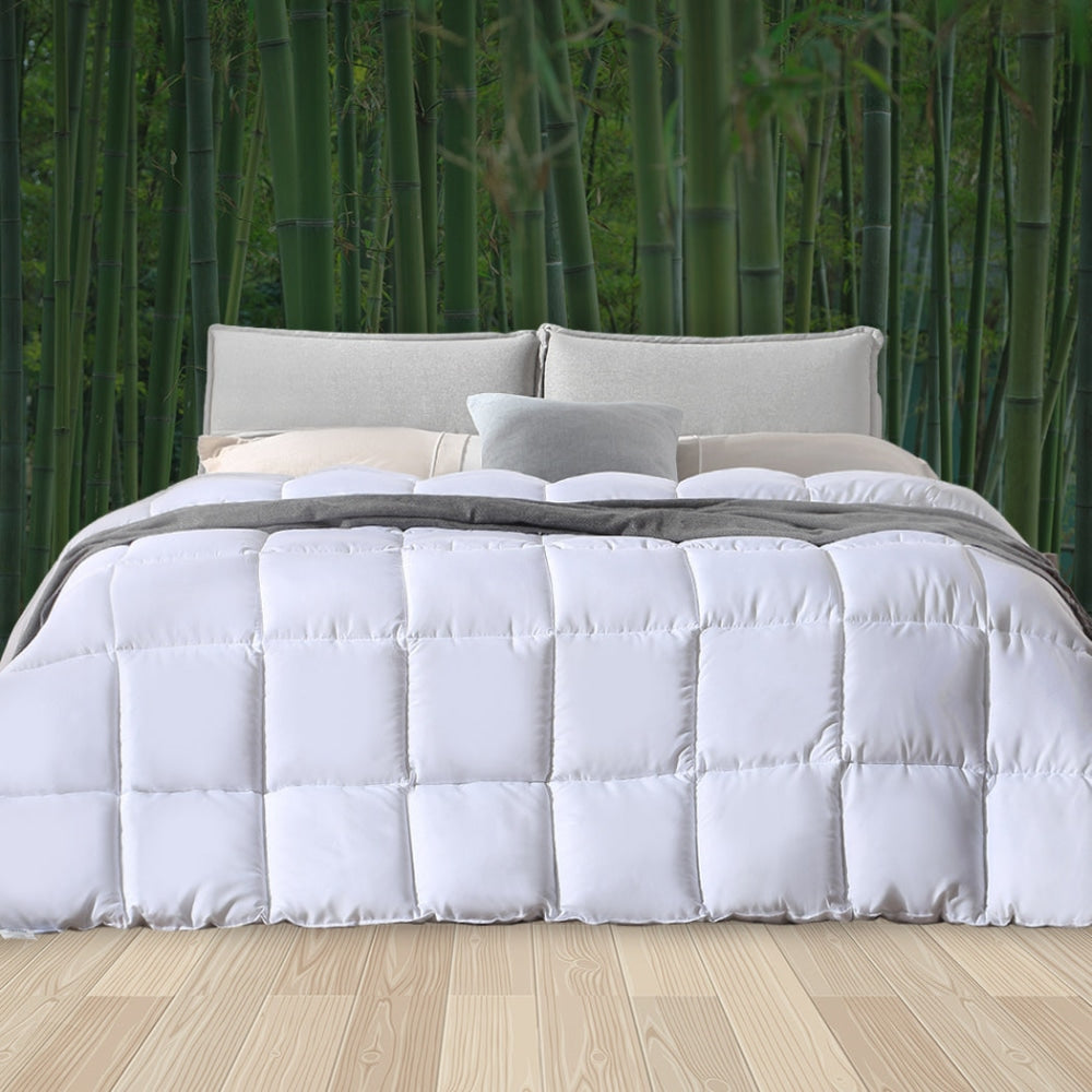 DreamZ Quilts Bamboo Quilt Winter All Season Bedding Doona 700GSM King Single Fast shipping On sale