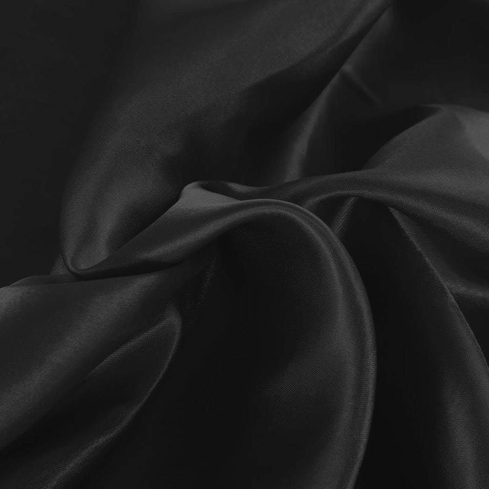 DreamZ Silky Satin Quilt Cover Set Bedspread Pillowcases Summer King Black Fast shipping On sale