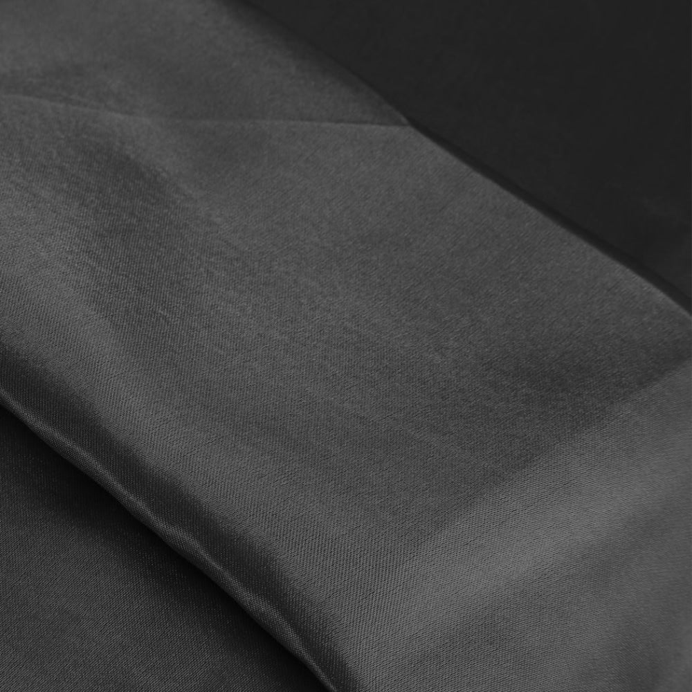 DreamZ Silky Satin Sheets Fitted Flat Bed Sheet Pillowcases Summer Double Black Fast shipping On sale