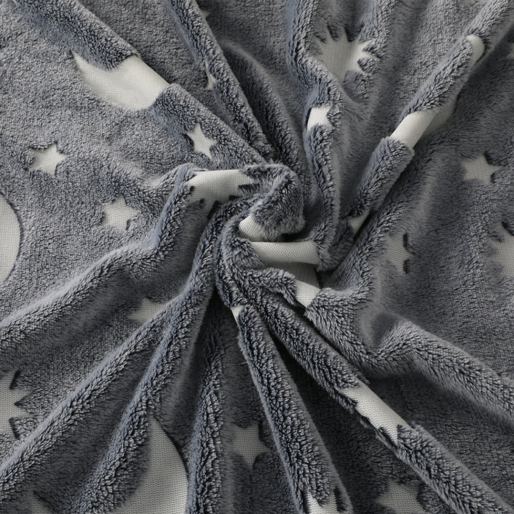 DreamZ Throw Blanket Soft Warm Large Sofa Flannel Glow in the Dark Medium Fast shipping On sale