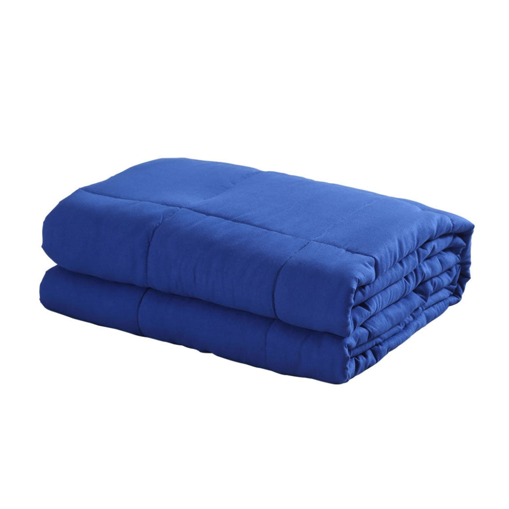 DreamZ Weighted Blanket Heavy Gravity Deep Relax 7KG Adult Double Navy Fast shipping On sale