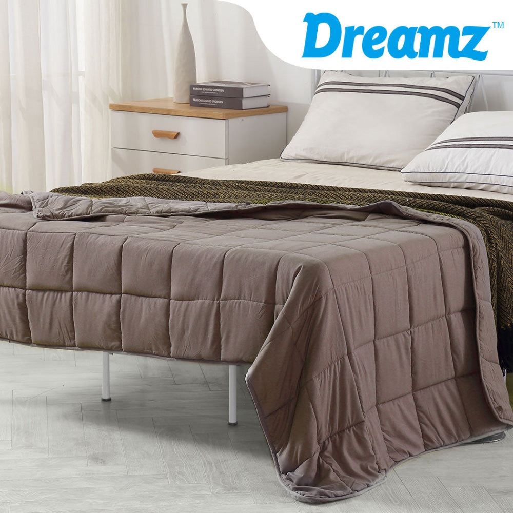 DreamZ Weighted Blanket Heavy Gravity Deep Relax 9KG Adult Double Mink Fast shipping On sale