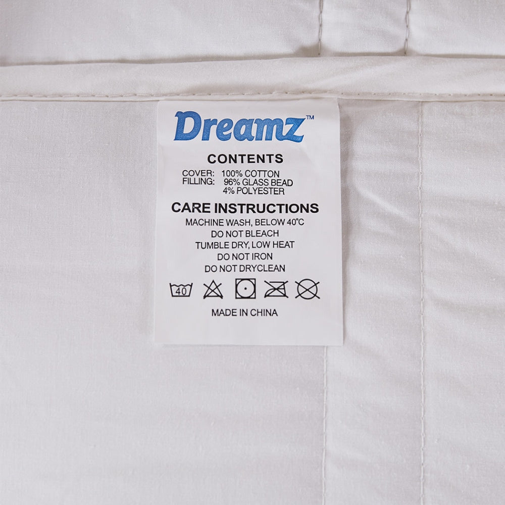 DreamZ Weighted Blanket Summer Cotton Heavy Gravity Adults Deep Relax Relief 9KG Fast shipping On sale