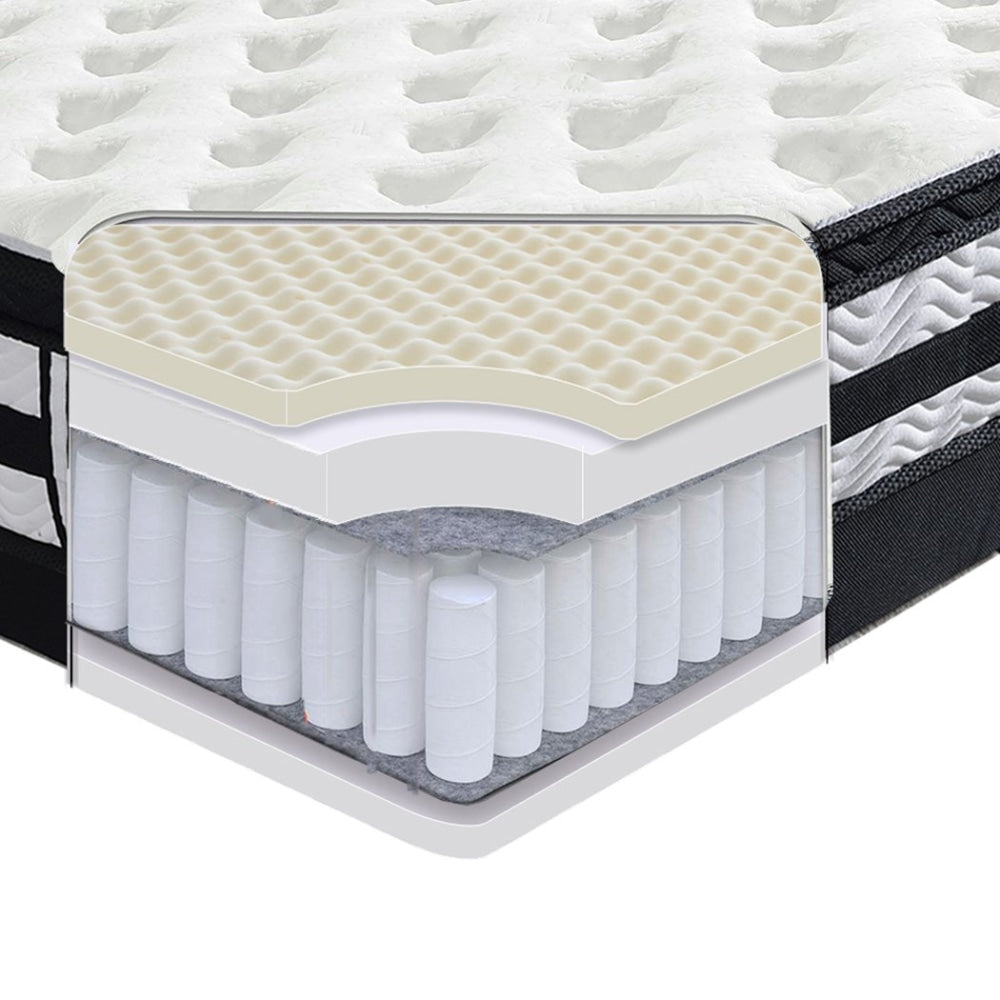 DreamZ35CM Thickness Euro Top Egg Crate Foam Mattress in King Single Size Fast shipping On sale