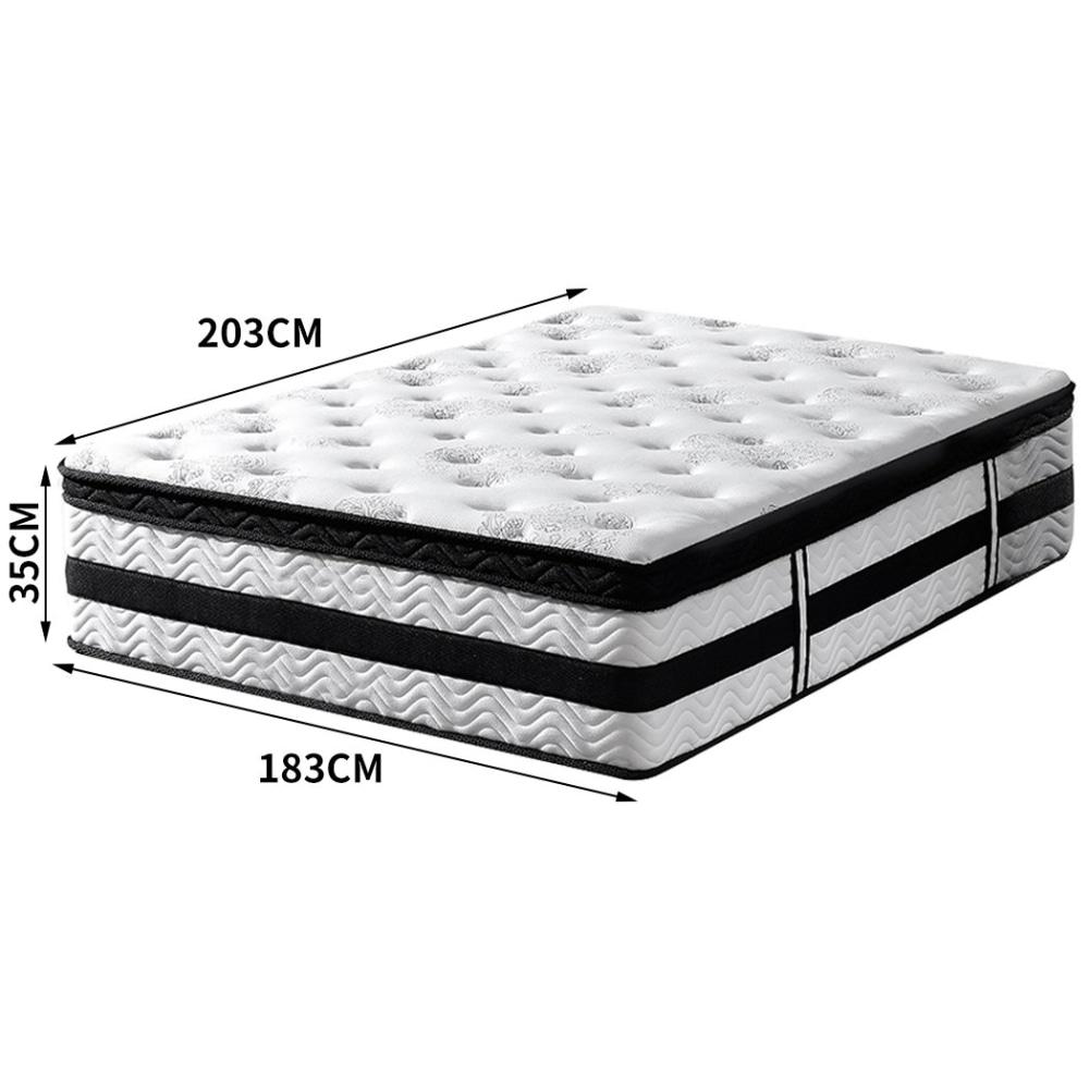 DreamZ35CM Thickness Euro Top Egg Crate Foam Mattress in King Size Fast shipping On sale