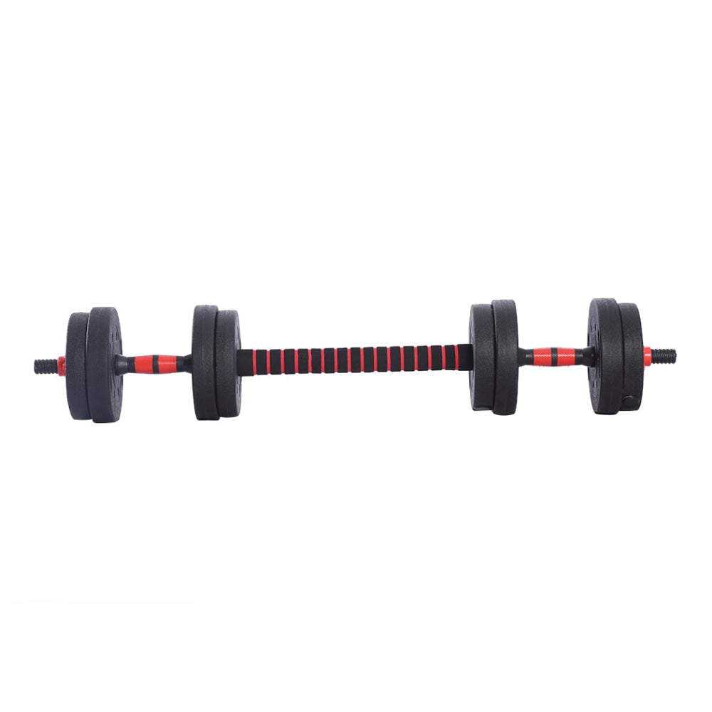 Dumbbells Barbell Weight Set 15KG Adjustable Rubber Home GYM Exercise Fitness Sports & Fast shipping On sale