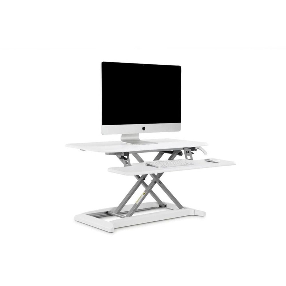 DuoPro Height Adjustable Sit Stand Computer Work Task Study Office Desk Riser - White Large / Fast shipping On sale