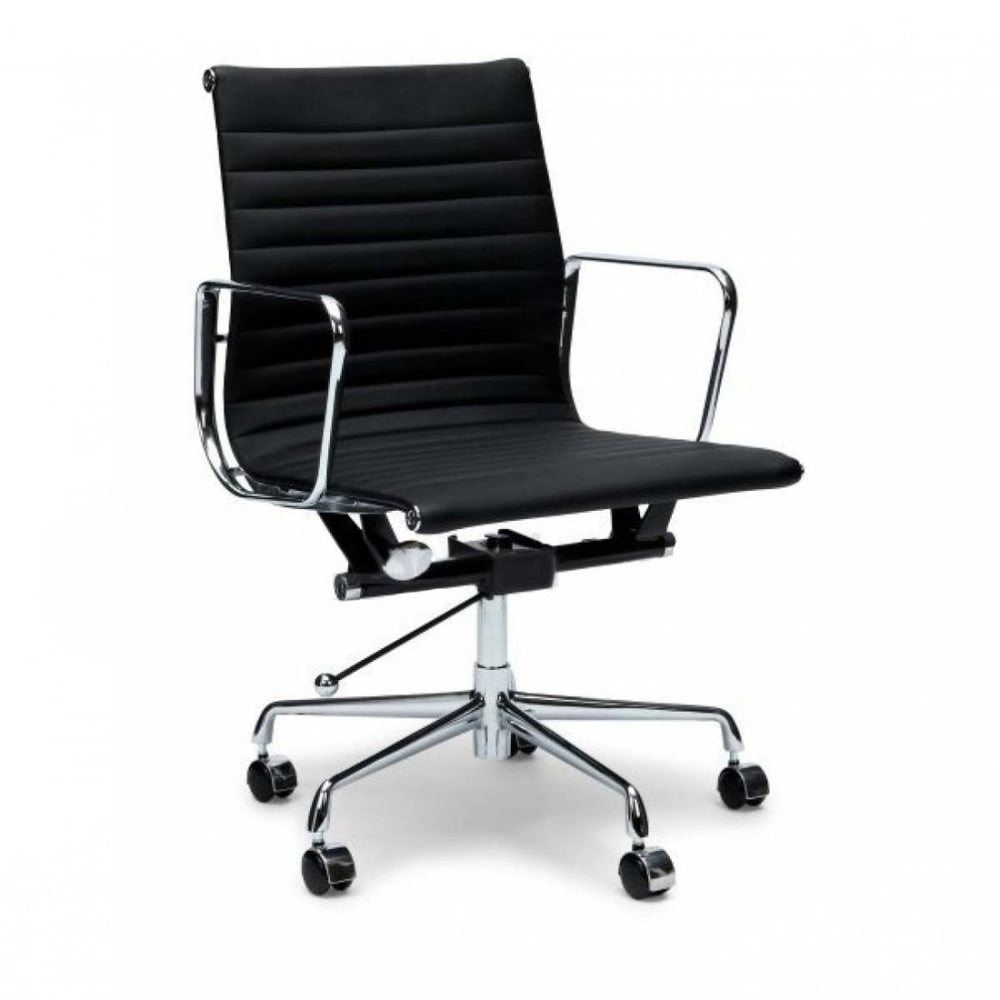 Eames Replica Management Office Chair - Low Back - Black Fast shipping On sale