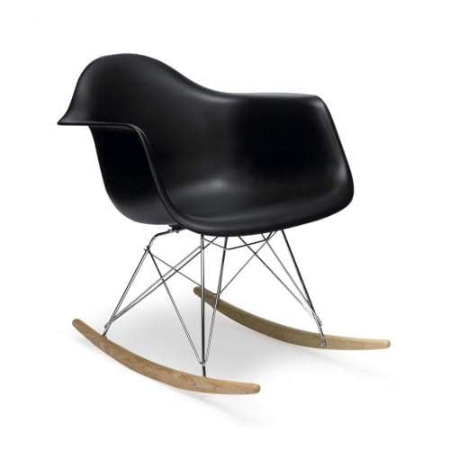 Momentous Living - Eames Replica RAR Rocker Rocking Chair - Black ...
