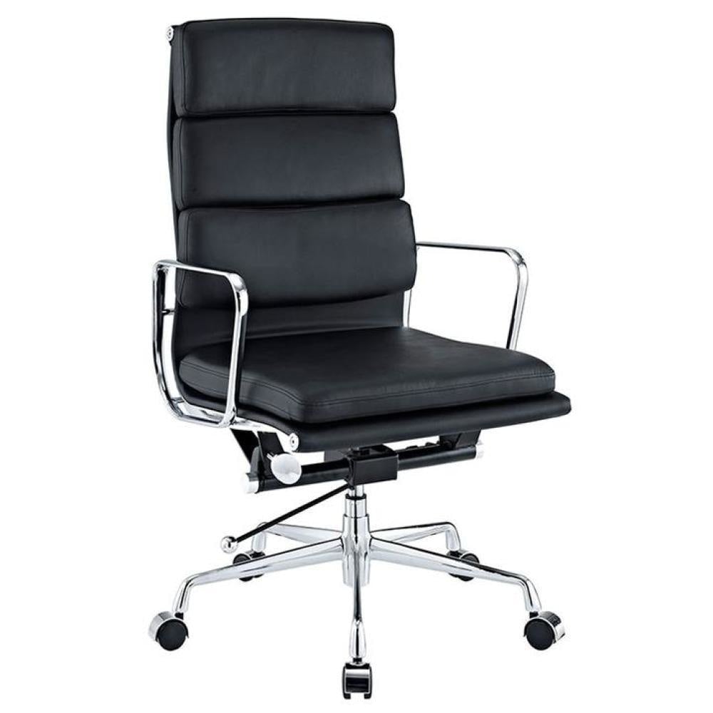 Eames Replica Soft Pad Management Office Chair - High Back Black Fast shipping On sale