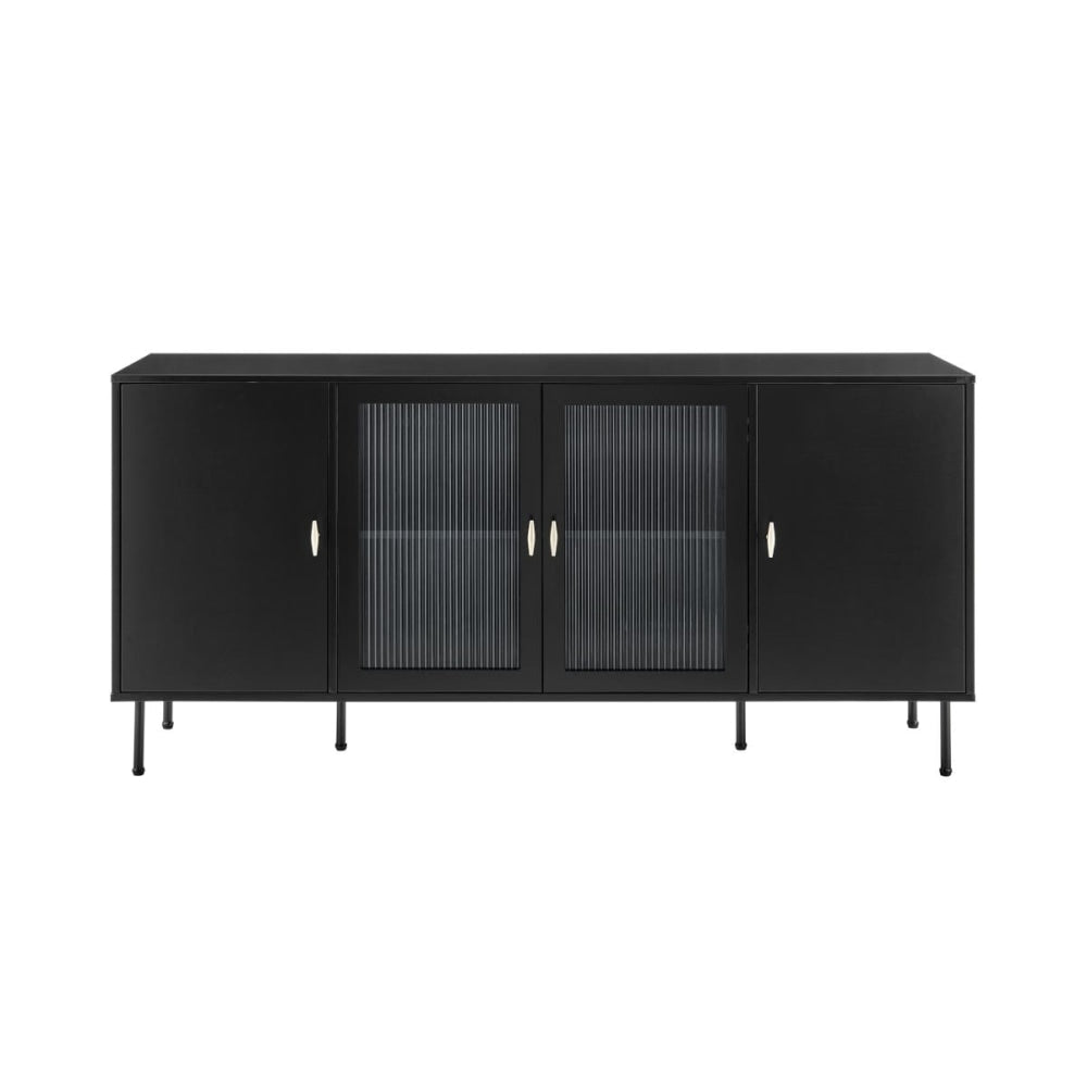 Edward Buffet Unit Sideboard Storage Cabinet - Black & Fast shipping On sale