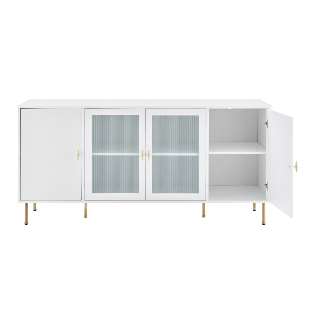 Edward Buffet Unit Sideboard Storage Cabinet - White & Fast shipping On sale