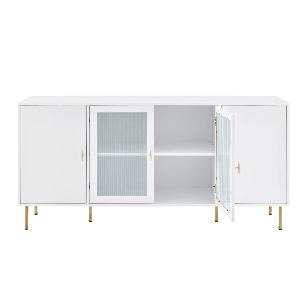 Edward Buffet Unit Sideboard Storage Cabinet - White & Fast shipping On sale