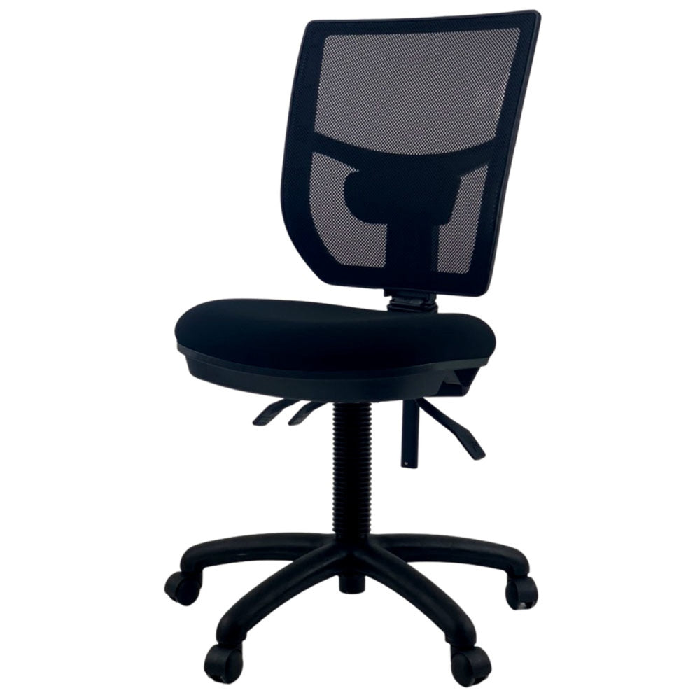 EISTEIN AFRDI Medium Back Handwheel Adjustable School Office Computer Chair - Black Fast shipping On sale