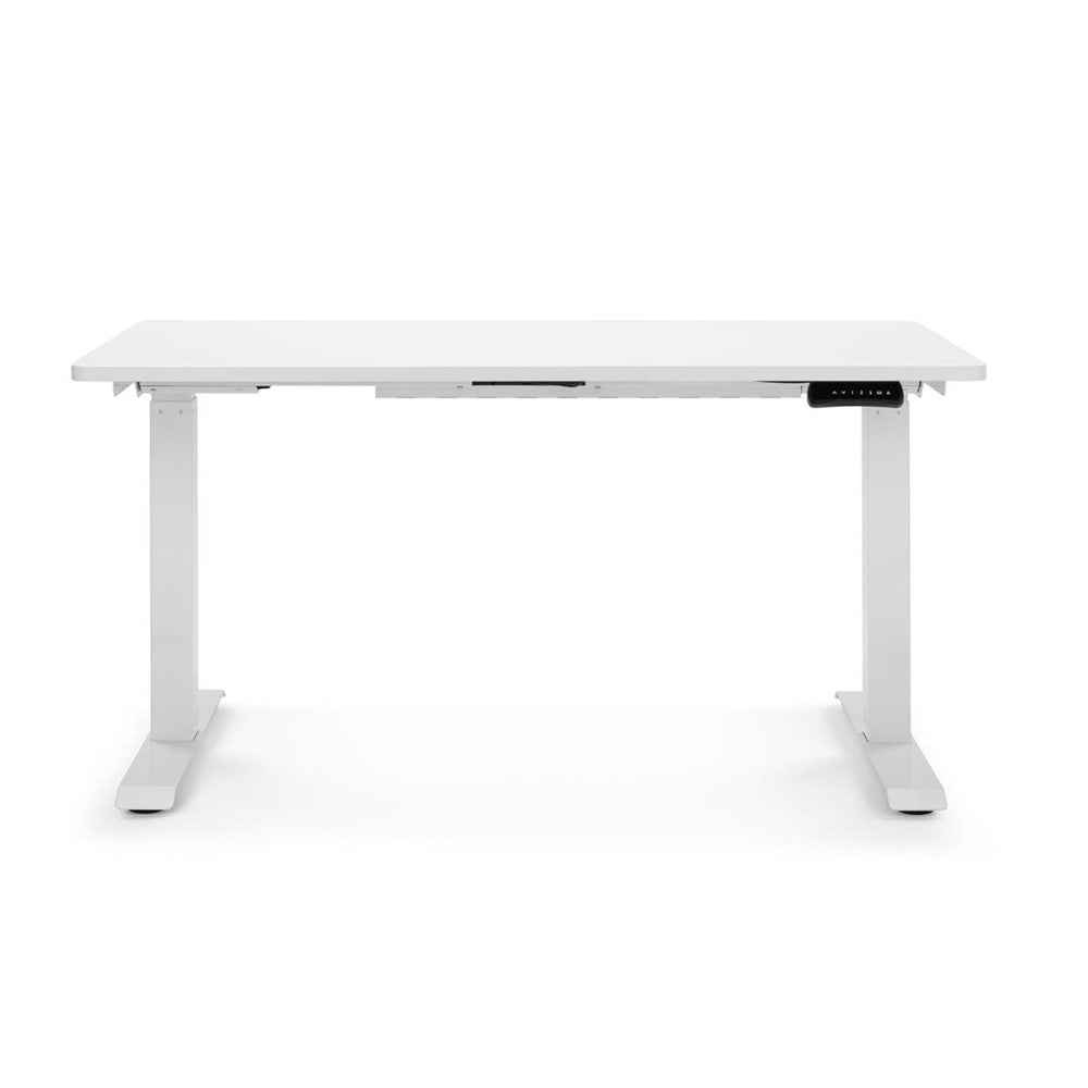 Electric Dual Motor Standing Computer Work Task Study Office Desk - White Fast shipping On sale