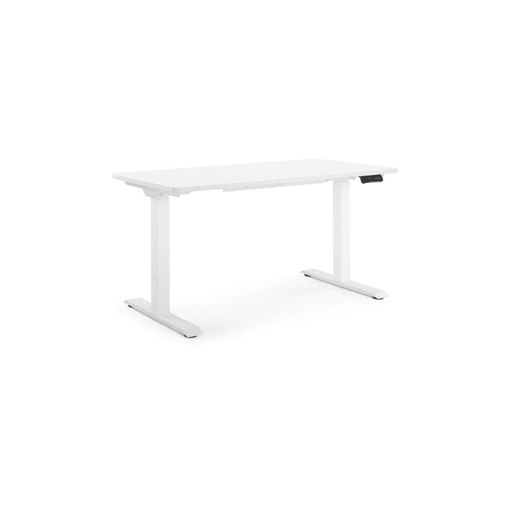 Electric Dual Motor Standing Computer Work Task Study Office Desk - White Fast shipping On sale