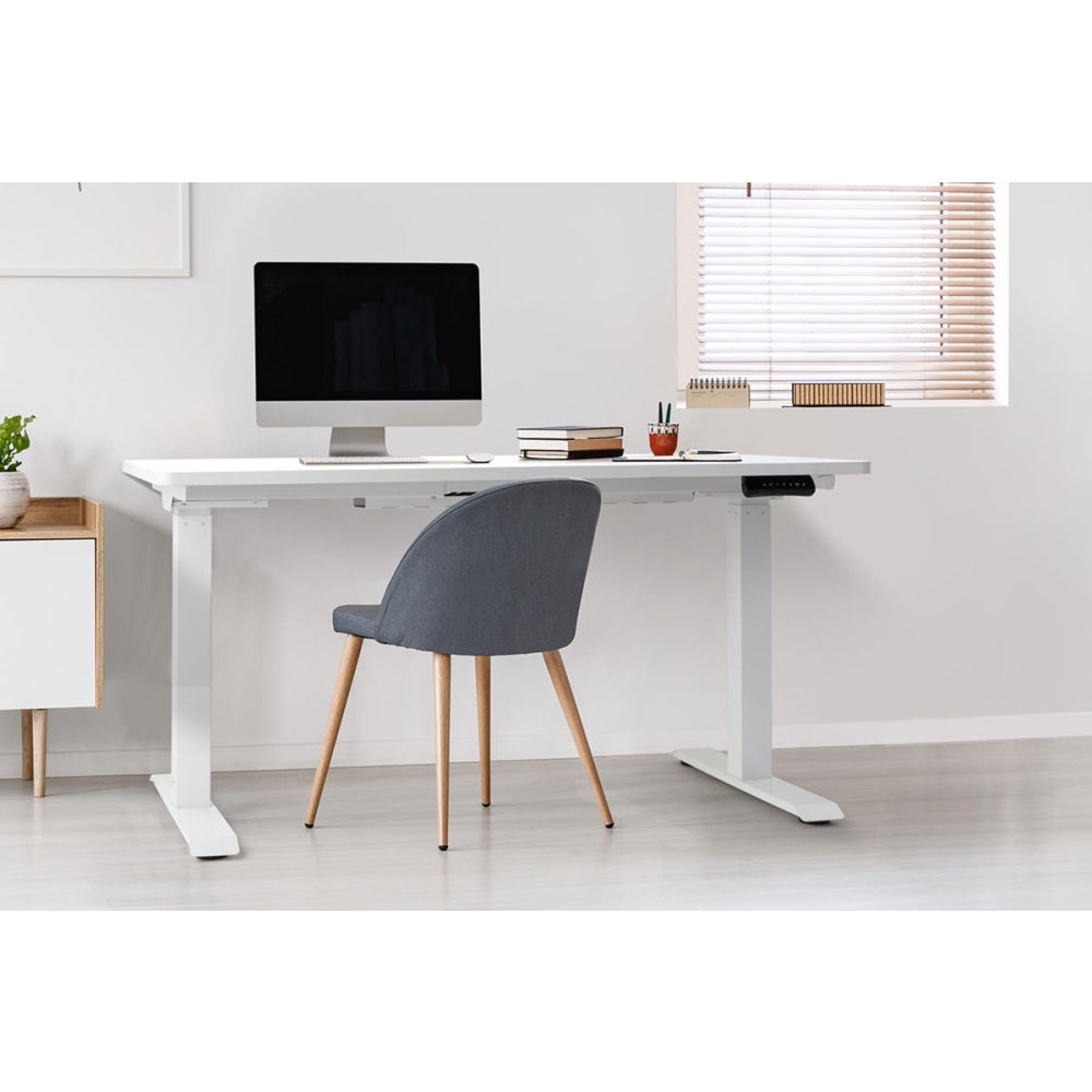 Electric Dual Motor Standing Computer Work Task Study Office Desk - White Fast shipping On sale